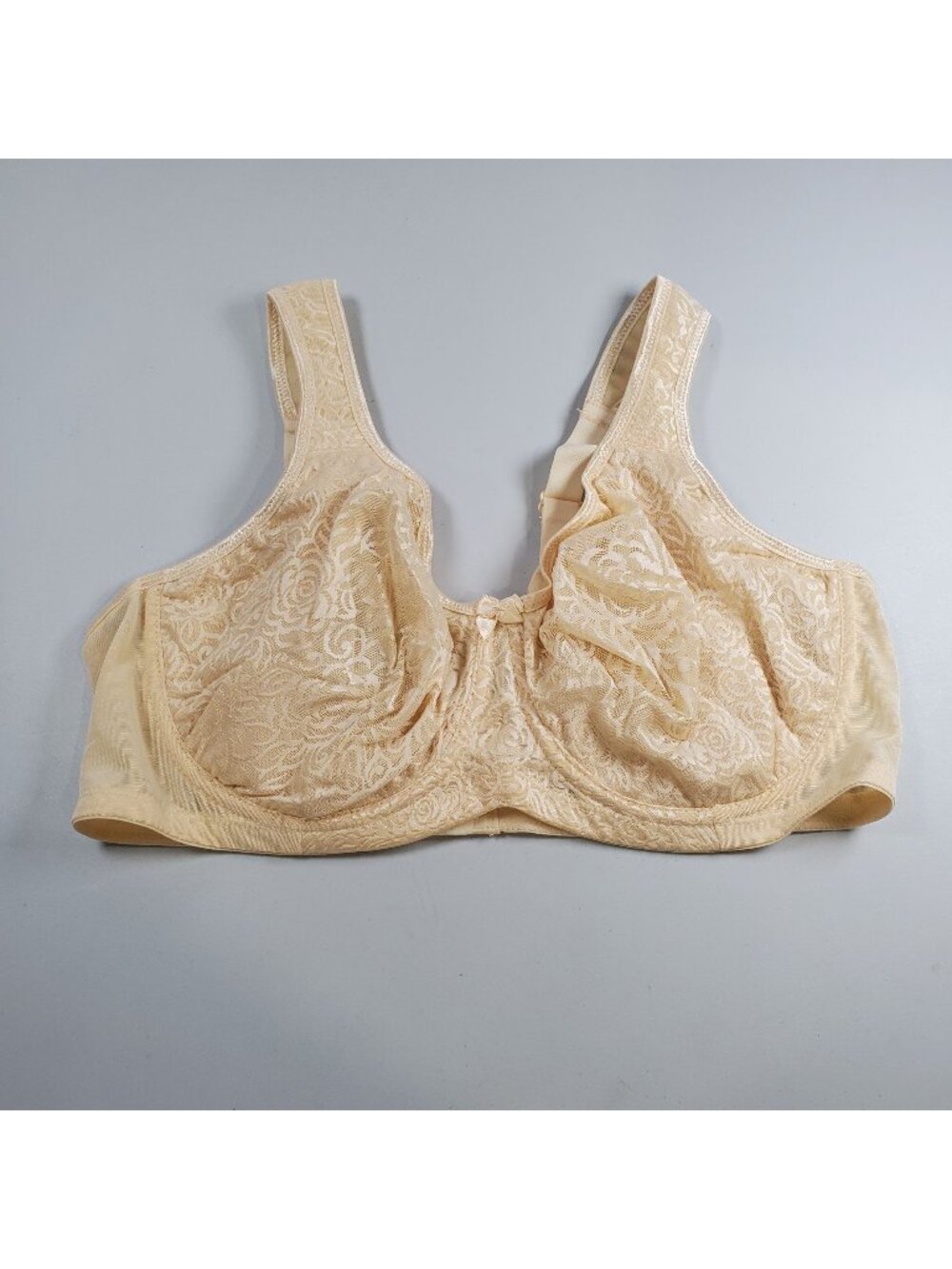 Breezies Wild Rose Lace Seamless Underwire Bra Women Size 40DD NWT Champagne